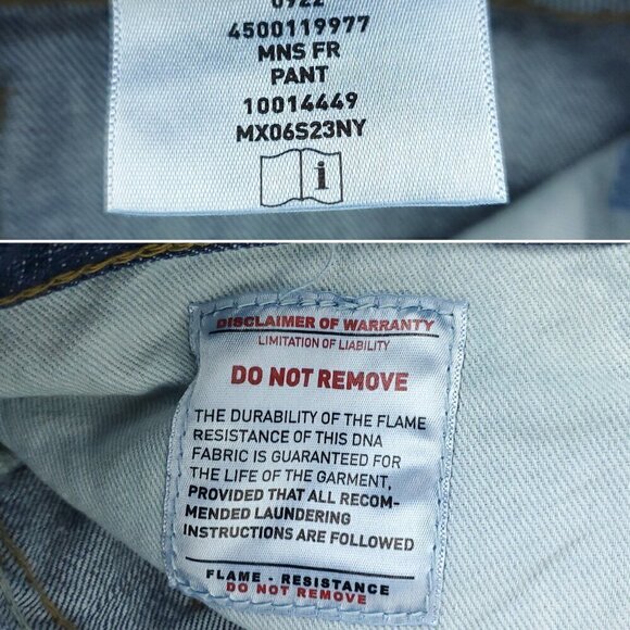 Ariat Work FR M3 Flame Resistant Jean Loose Straight CAT2 "33x30" Real 35x29 New - Picture 11 of 13